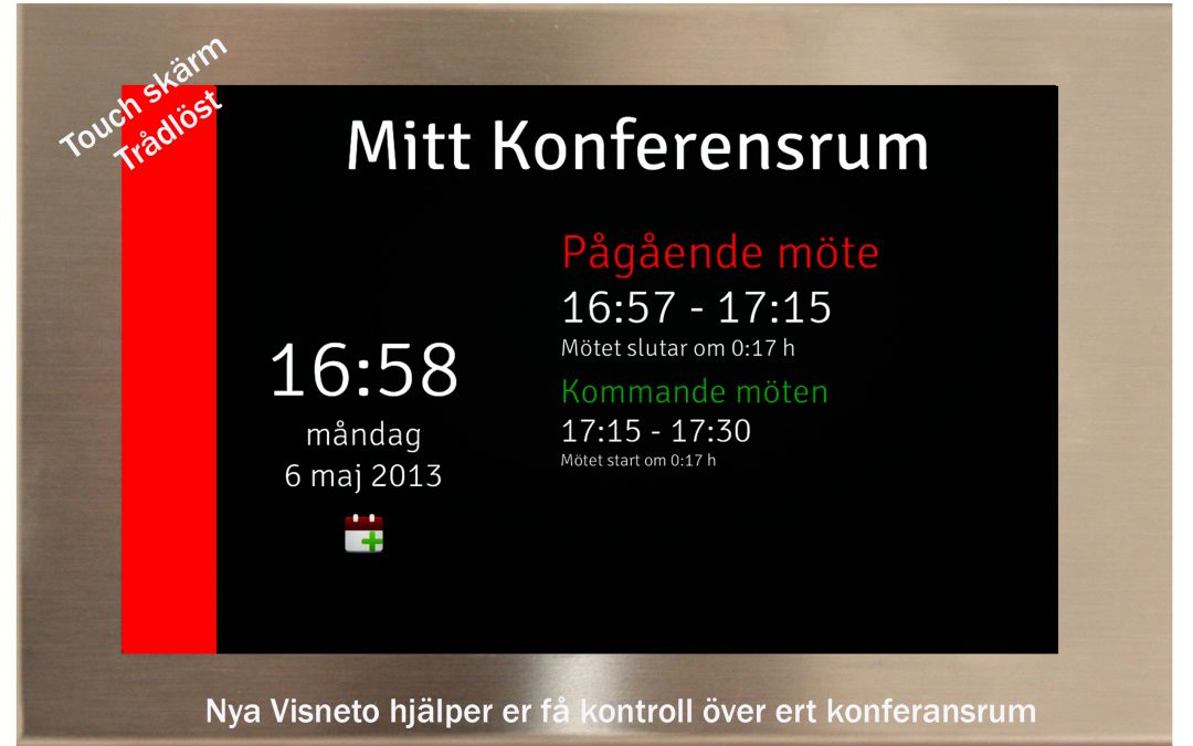 Visneto – Enkel bokning av konferensrum med pekskärm
