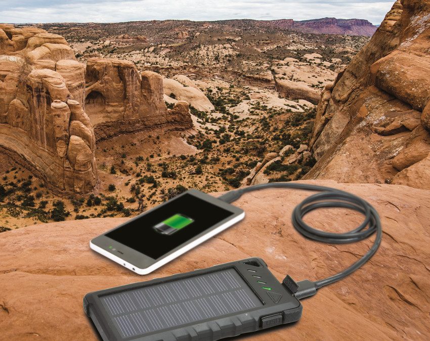 Solar Powerbank Battery – Powerbank med solceller 8000 mAh